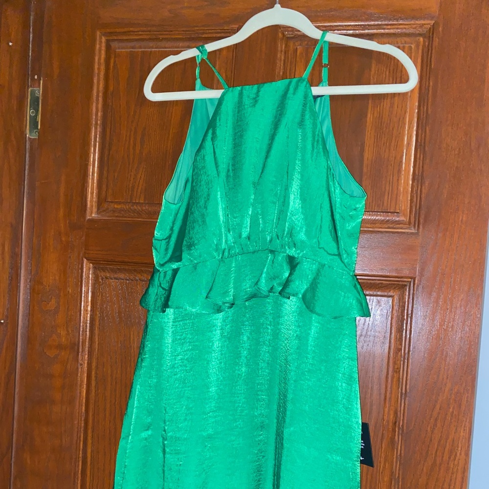 Vibrant green new with tags cocktail dress